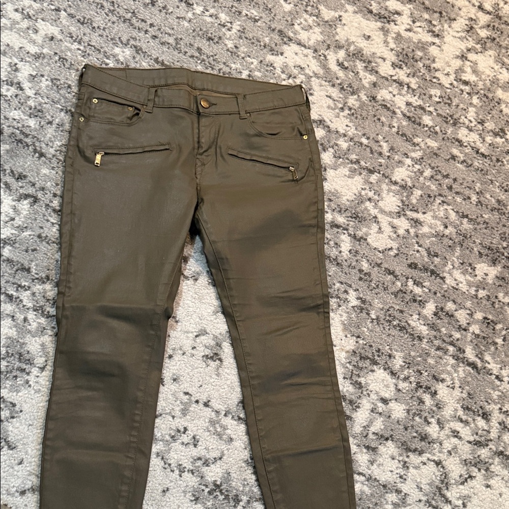 Zara Khaki Women's Skinny Pants